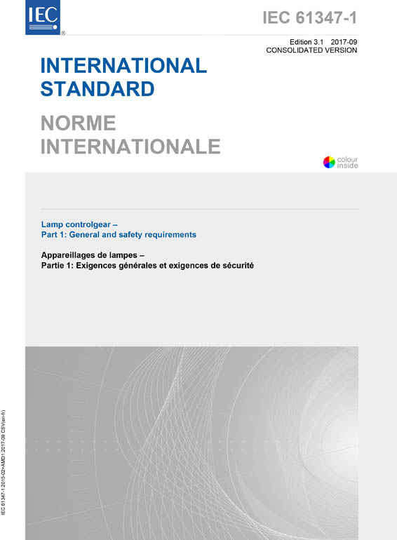Cover IEC 61347-1:2015+AMD1:2017 CSV (Consolidated Version)